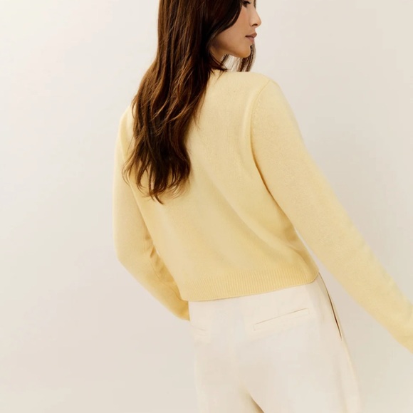 Reformation Yellow Women's Cardigan - Picture 3 of 9